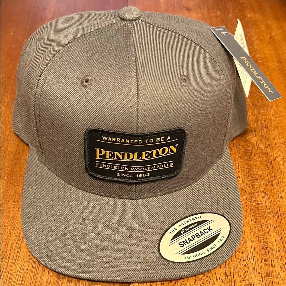 NWT Pendleton Grey SnapBack Baseball Cap